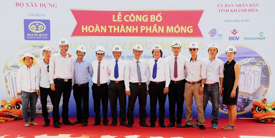 Tổ chức lễ hoàn thiện phần móng và mở bán nhà XH HQC tỉnh Khánh Hòa